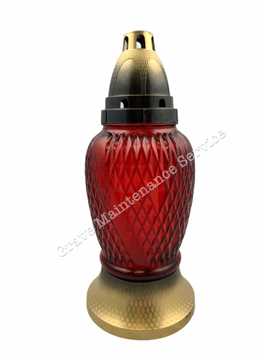 GMS - 504KT - Glass Grave Light - RED